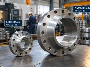 Asme b 16.5 vs b16.47 flanges